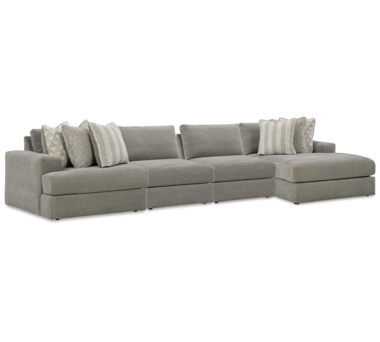 Avaliyah 4-Piece Sectional - Ash