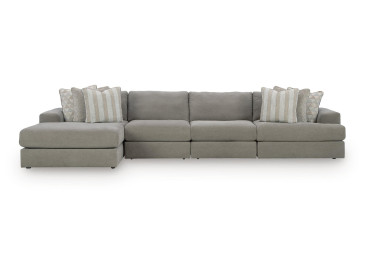 Avaliyah 4-Piece Sectional with Chaise - Ash