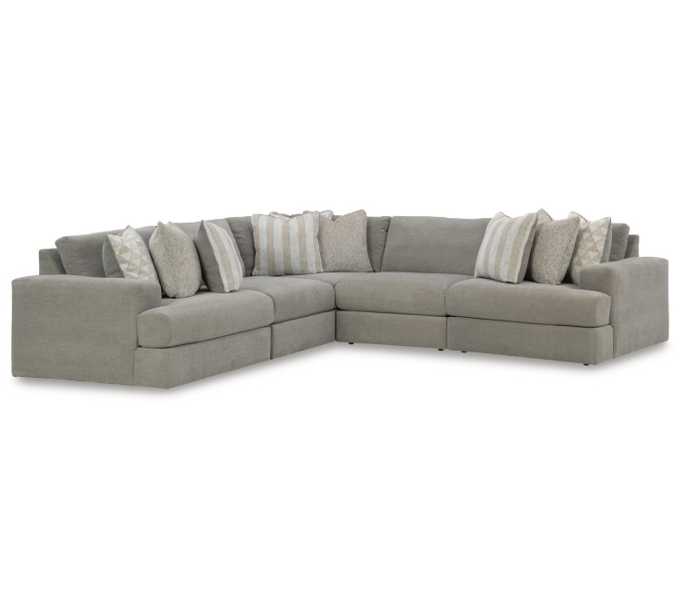 Avaliyah 5-Piece Sectional - Ash