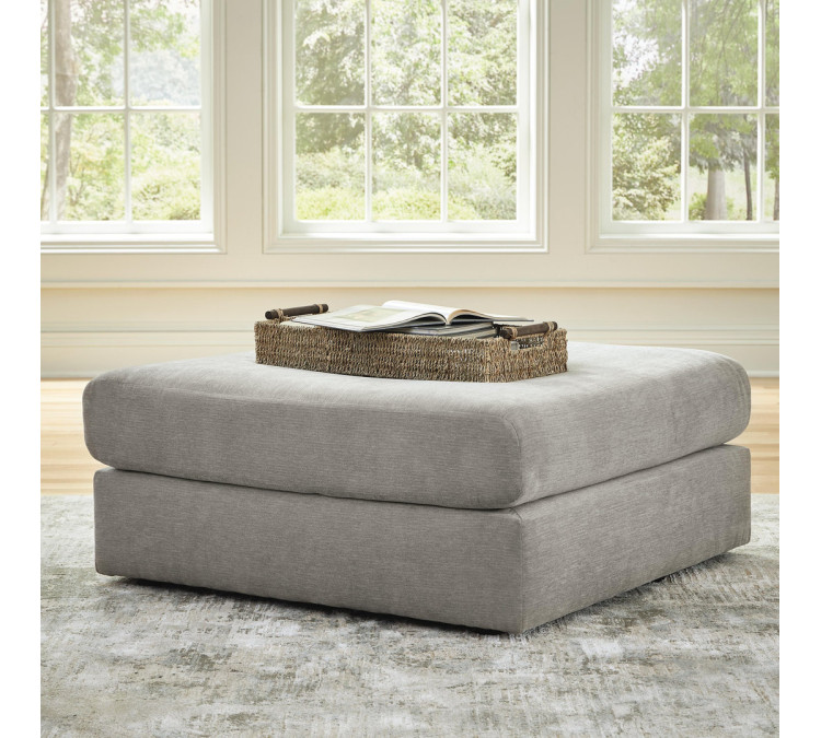 Avaliyah Oversized Accent Ottoman - Ash
