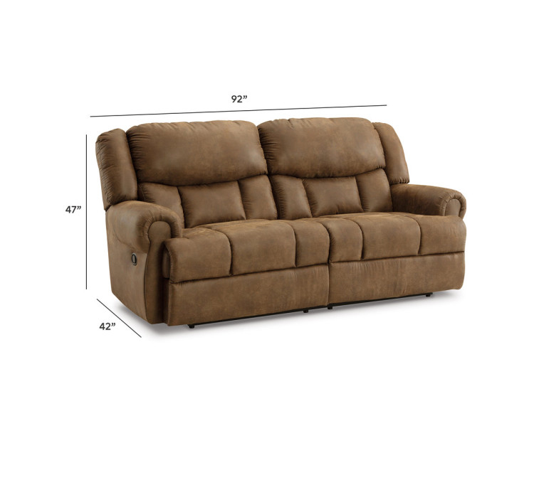 Boothbay Reclining Sofa - Auburn