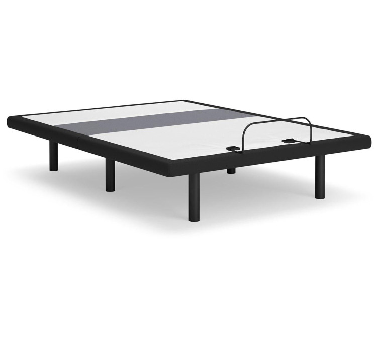 Best Base with Lumbar and Audio Adjustable Base - Charcoal Gray / Queen