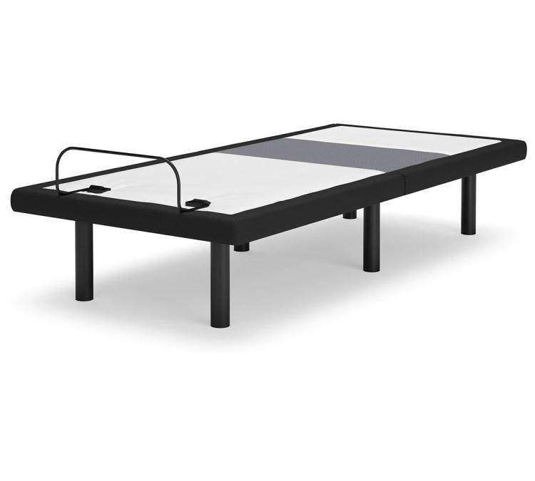 Best Base with Lumbar and Audio Adjustable Base - Charcoal Gray / Queen