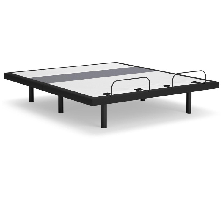 Best Base with Lumbar and Audio Adjustable Base - Charcoal Gray / Queen