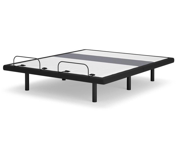 Best Base with Lumbar and Audio Adjustable Base - Charcoal Gray / Queen