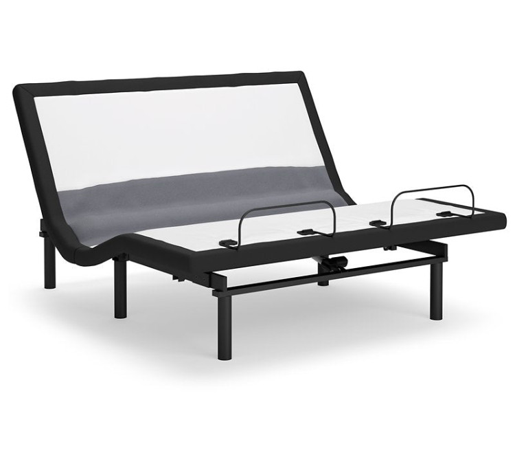 Best Base with Lumbar and Audio Adjustable Base - Charcoal Gray / Queen