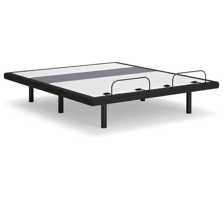 Best Base with Lumbar and Audio Adjustable Base - Charcoal Gray / Queen