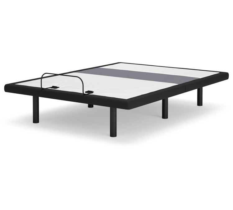 Best Base with Lumbar and Audio Adjustable Base - Charcoal Gray / Queen