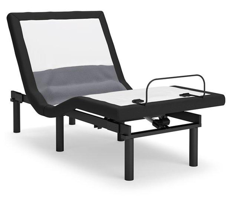 Best Base with Lumbar and Audio Adjustable Base - Charcoal Gray / Queen
