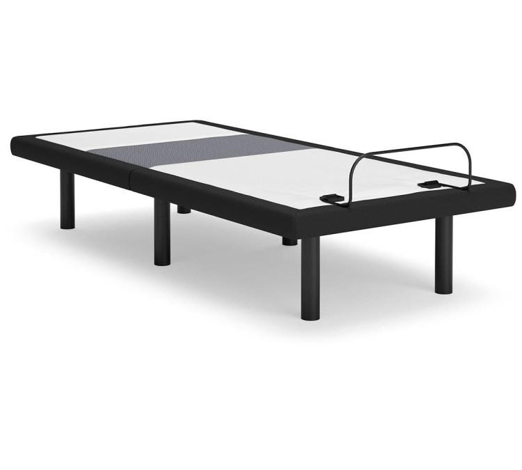 Best Base with Lumbar and Audio Adjustable Base - Charcoal Gray / Queen