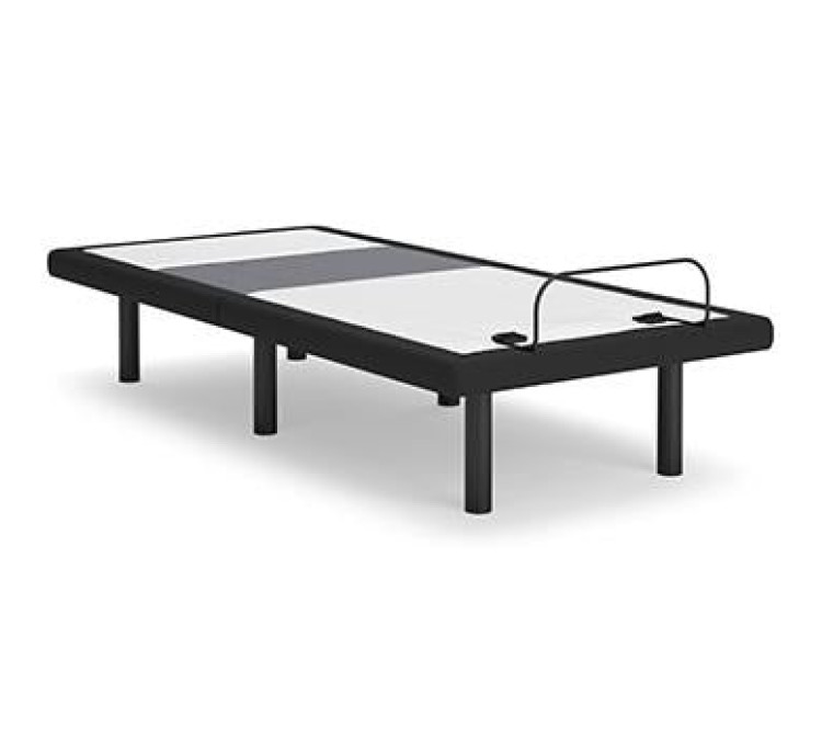 Best Base with Lumbar and Audio Adjustable Base - Charcoal Gray / Queen