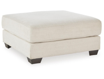 Lerenza Oversized Accent Ottoman - Birch