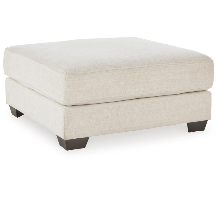 Lerenza Oversized Accent Ottoman - Birch