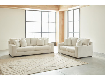 Maggie Sofa and Loveseat - Birch