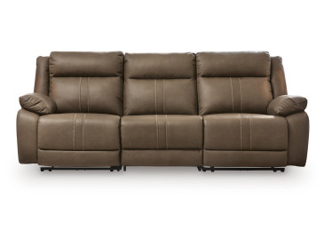 Max-Media 3-Piece Power Sectional Reclining Sofa - Biscotti