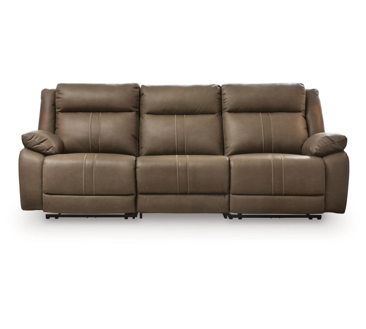 Max-Media 3-Piece Power Sectional Reclining Sofa - Biscotti
