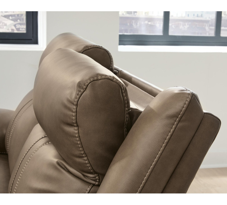 Max-Media 3-Piece Power Sectional Reclining Sofa - Biscotti