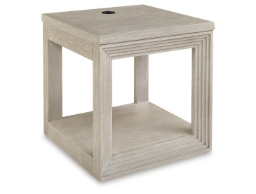 Marxhart End Table - Bisque