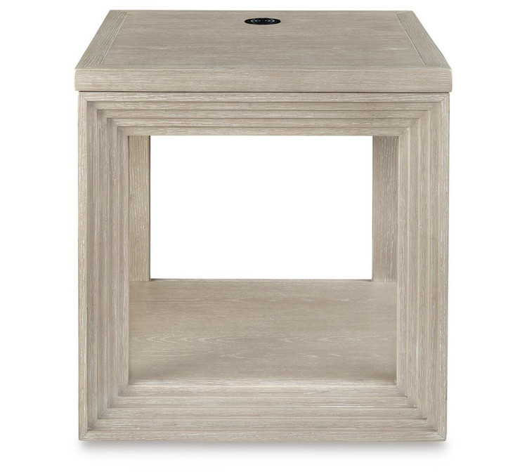 Marxhart End Table - Bisque