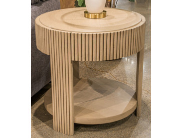 Zaninport End Table - Bisque