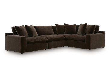 Maxton Heights 4-Piece Sectional - Bittersweet