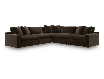 Maxton Heights 5-Piece Sectional - Bittersweet