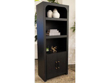 Clanden Display Cabinet - Black
