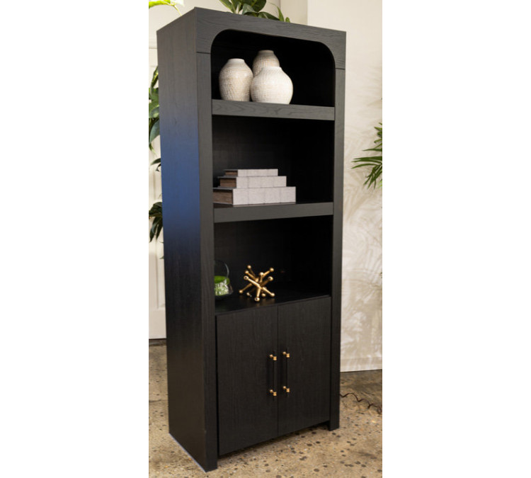 Clanden Display Cabinet - Black