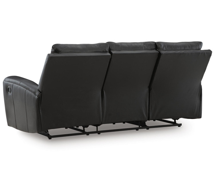 Danemere Reclining Sofa - Black