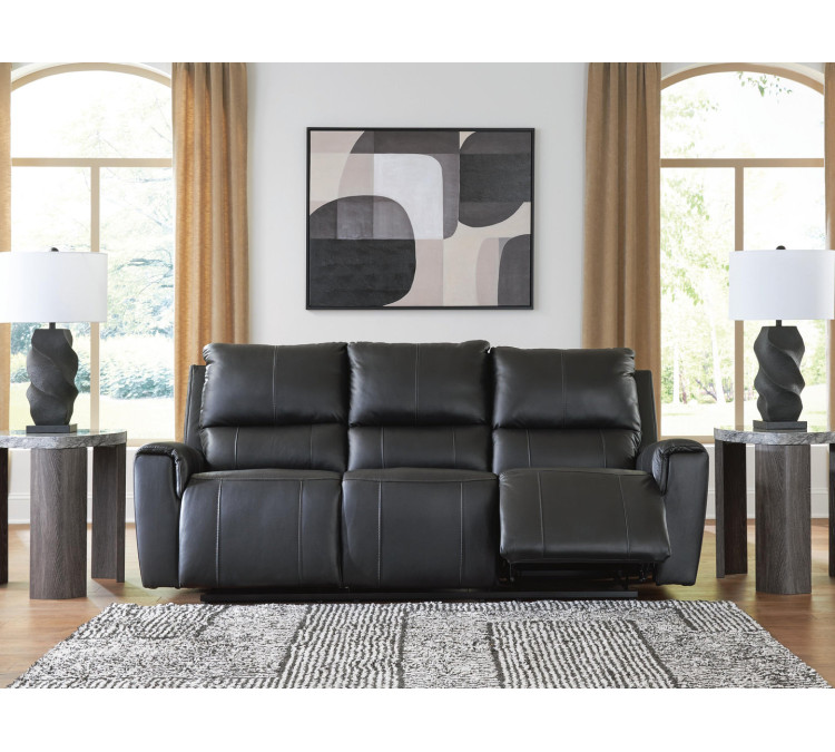 Danemere Reclining Sofa - Black