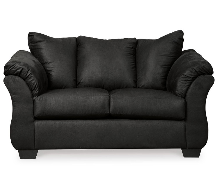 Darcy Sofa and Loveseat - Black