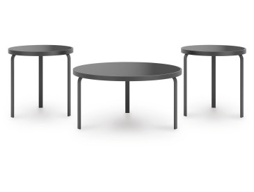 Dorylin Table (Set of 3) - Black