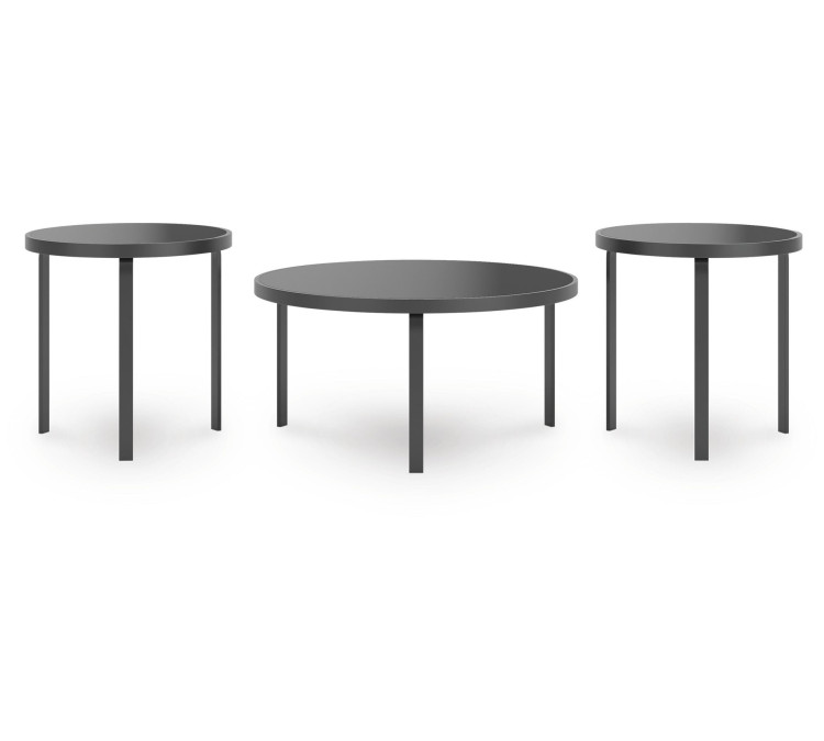 Dorylin Table (Set of 3) - Black