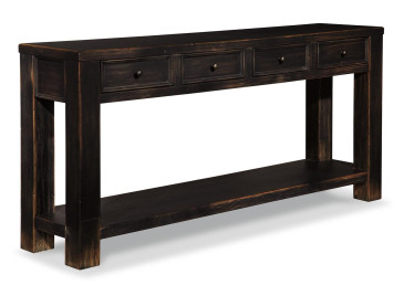 Gavelston Sofa/Console Table - Black