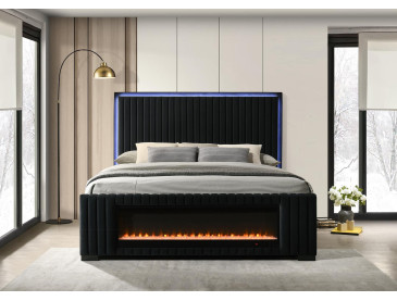 Velvet Amber Bed