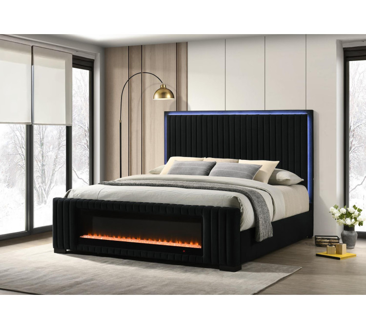 Velvet Amber Bed
