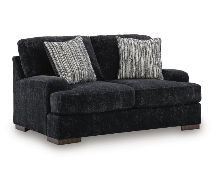 Whitmore Manor Loveseat - Black Pearl