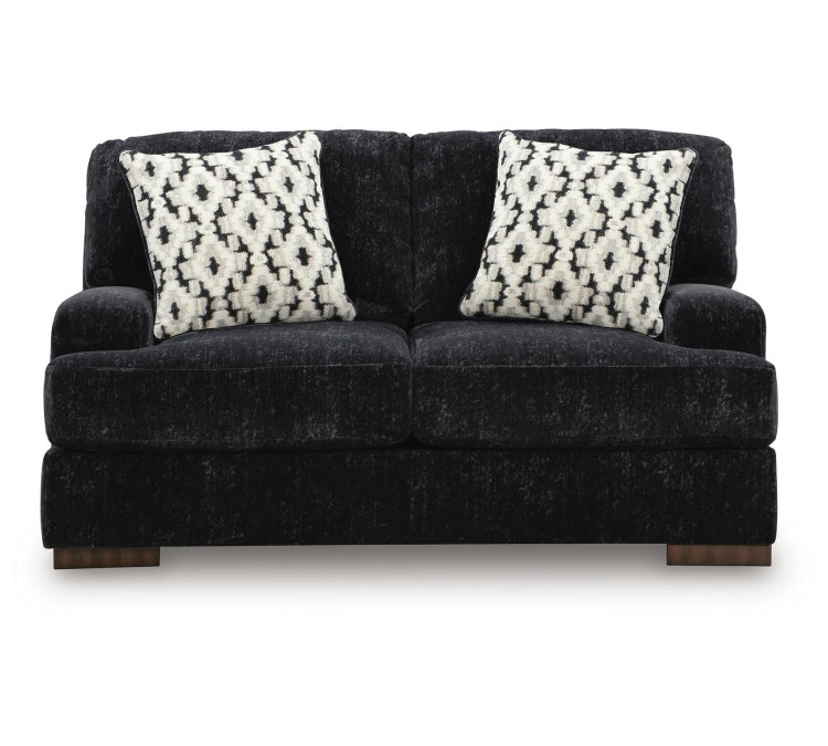 Whitmore Manor Loveseat - Black Pearl