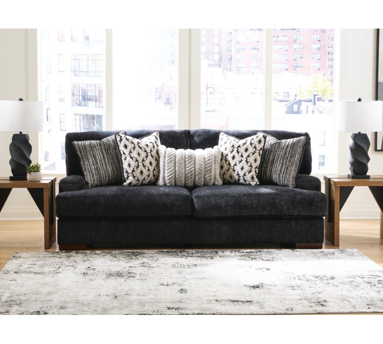Whitmore Manor Sofa - Black Pearl