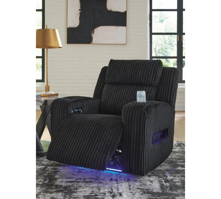 TwinBrooke Power Recliner - Black