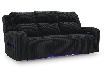 TwinBrooke Power Reclining Sofa - Black