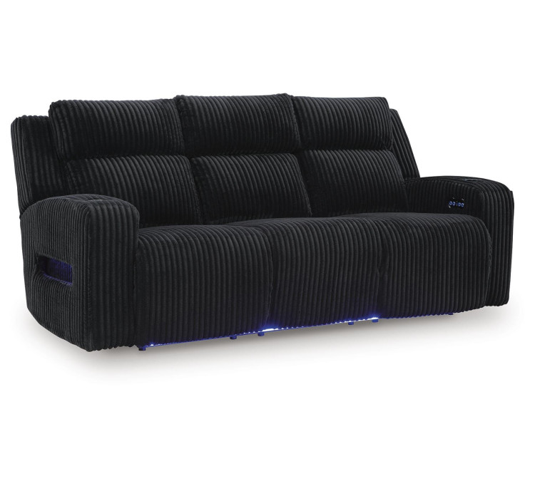 TwinBrooke Power Reclining Sofa - Black