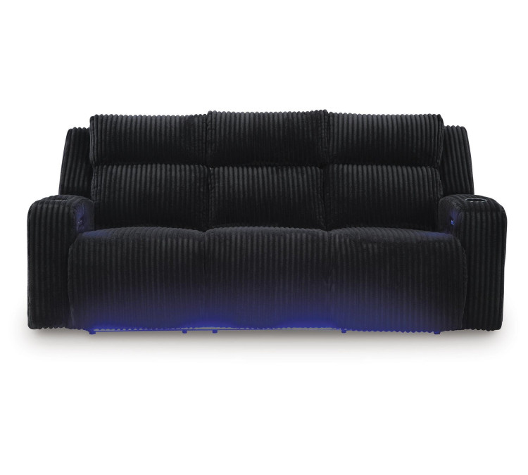 TwinBrooke Power Reclining Sofa - Black
