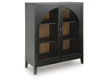 Armenleigh Accent Cabinet - Black/Brown