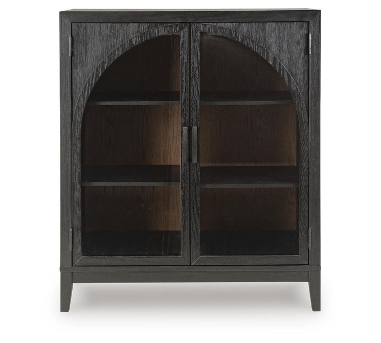 Armenleigh Accent Cabinet - Black/Brown