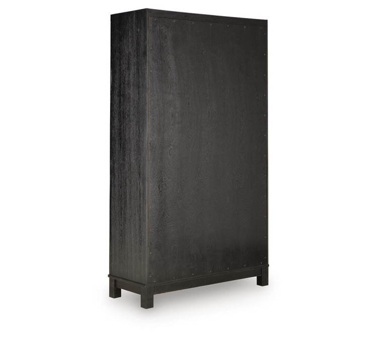 Christop Accent Cabinet - Black/Brown