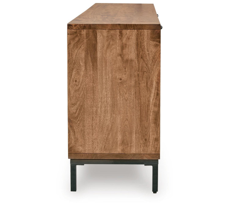 Dorannby Accent Cabinet - Black/Brown