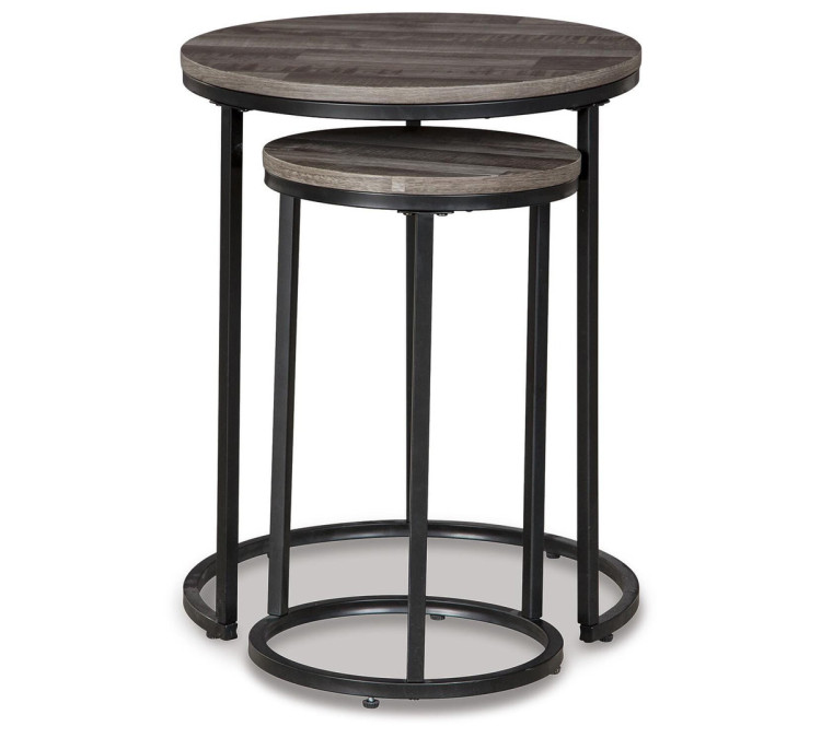 Briarsboro Accent Table (Set of 2) - Black/Gray