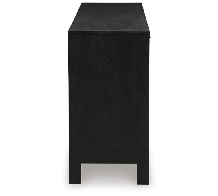 Cliffiings Accent Cabinet - Black/Natural