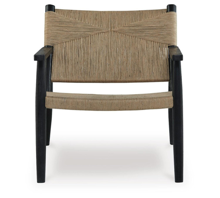 Halfmore Accent Chair - Black/Natural